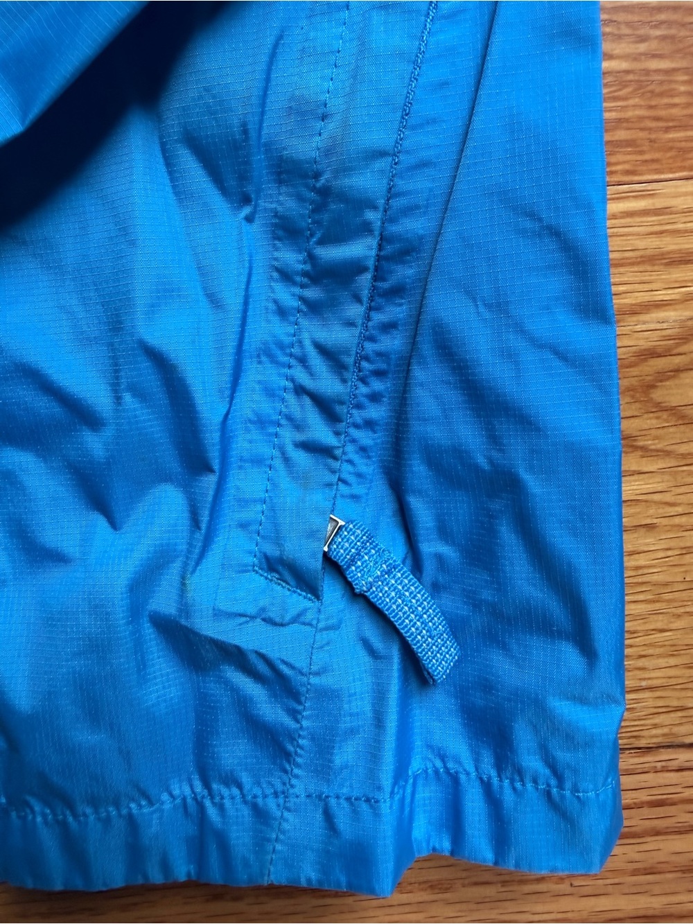 Patagonia Kids Bright Blue Hooded Raincoat 3T ๐ ๐ง๏ธ H2No - Picture 5 of 8